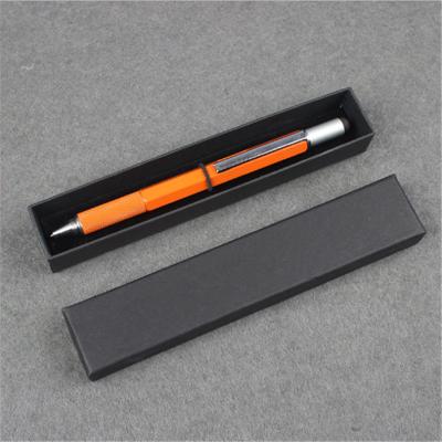 China Recyclable Custom Logo Black Rectangle Box Pen&necklace Gift Packaging Gift Cardboard Paper Box In Stock for sale