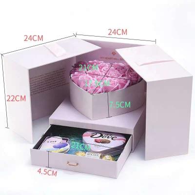 China Recyclable Wholesale Hot Sale Surprise Cardboard Packaging Rigid Packing Gift Box for sale