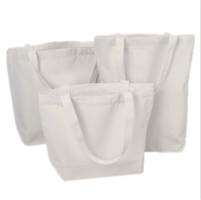 China Recyclable Accept Custom Logo White Fabric Canvas Velvet Bags For Single Shoulder Pack Storage Shopping Bag for sale