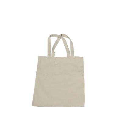 China Custom Factory Tote Shopping Cotton Canvas Bags Eco-friendly White Rope Handle for sale