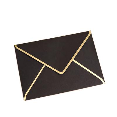 China Hot Sale Wholesale Black Gift Wrapping Paper Gift Envelope for sale