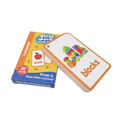 China Education english word flash cards for primary school students for sale