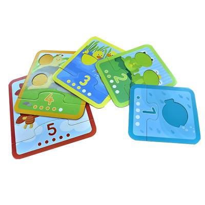 China Education children time three-dimensional cognitive number and graphic puzzles in early childhood education for sale