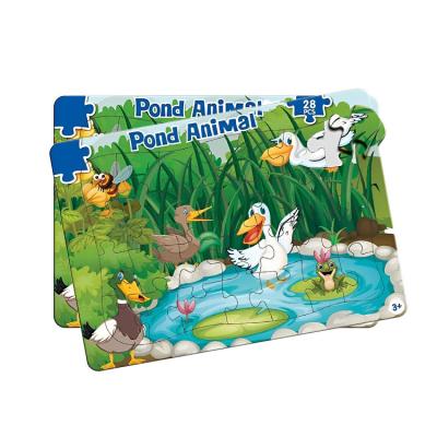 China Darling Enlightenment Education Advanced Jigsaw Thickener Boys and Girls Kindergarten Jigsaw Puzzle for sale