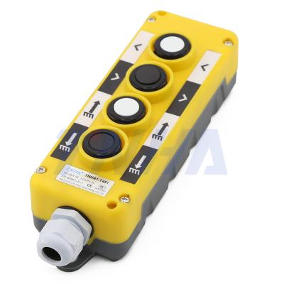 China TNHA1-T481 Plastic Industrial Crane Push Button Remote Control Box for sale