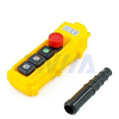 China TNHA1-61YS Indirect Operation Truck Tail-Lift Ragged Push Button Plastic Rainproof Control Box for sale