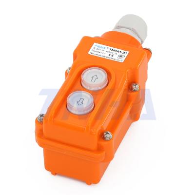 China Factory Sales Hot Plastic Rainproof Operation Crane Push Button Pendant Control Switch Station for sale