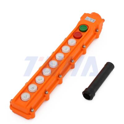 China Crane Hoist Switch Plastic Safety Push Button TNHA1-64A Up-down Remote Control Switches for sale