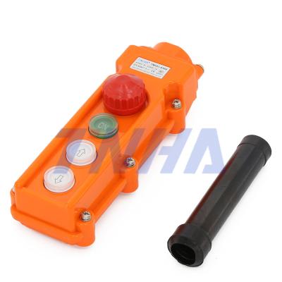 China TNHA1-61HK Plastic Rainproof Emergency Stop Crane Push Button Switch Crane Pendant Control Station for sale