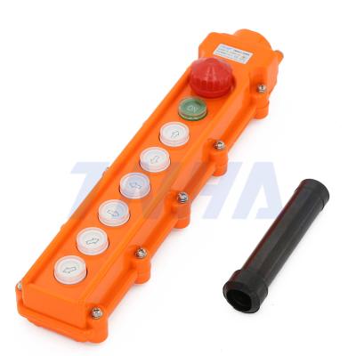 China Crane Plastic Rainproof Push Button Switch Up Down Control Station Pendant TNHA1-63HK for sale