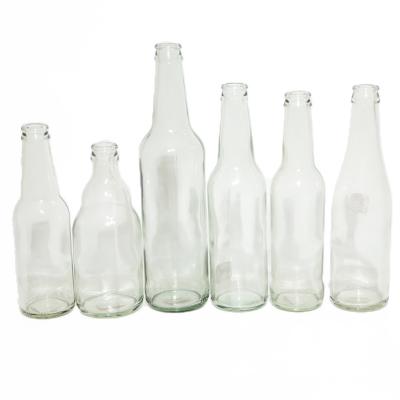 China Beverage& Beer Red Wine Transparent Glass Bottle Empty Wine Bottle Spiral Top 275ml for sale