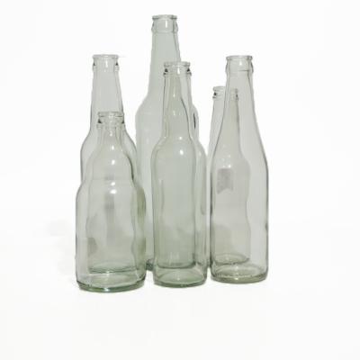 China Beverage& Beer Red Wine Transparent Glass Bottle Wine Bottle Empty Spiral Top 330ml for sale