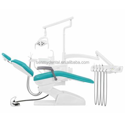 China S203 Acrylic Rotary Dental Unit Chair Pedal Khaki Dental Unit for sale