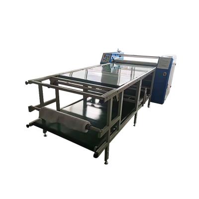 China Convenient Printed Transfer Heat Sublimation Printing Machine For Fabric Heat Rotary Press 100% Oil Can Full 1800mm Widness With 220mm Rol for sale