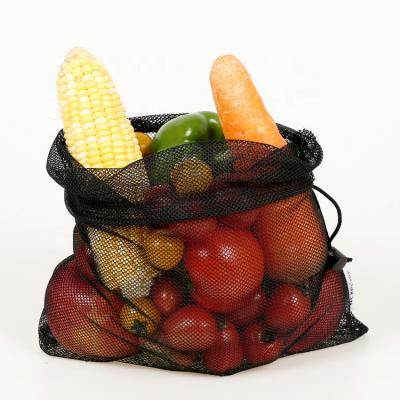 China Eco - Friendly Nylon Fruit Foldable Polyester Shopping Bags Mesh Bag For Oranges for sale