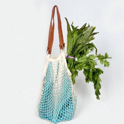 China Eco - Friendly Mesh Bag With Logo Custom Vegetable Eco Reusable Grocery Tote Bag for sale