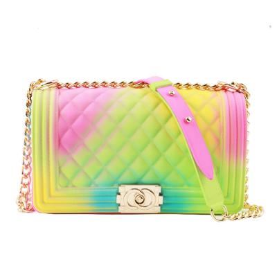 China Daily used/sport/travel/PVC girls custom 2020 fashion high quality colorful cute fashion handbag cross shoulder bag mini - body chest bag for sale