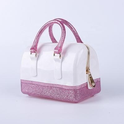 China Daily used hard PVC handbags/sport/travel/transparent women purse new fashion promotion for women tote for sale