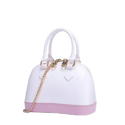 China Daily Used/Sport Fashion/Travel/Fashion Chain Cross Mini - New Body Women Chain Shoulder Cross - Body Bag PVC Jelly Lady Bags Clips Bag for sale