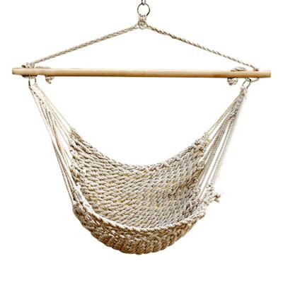 China Outdoor Portable Hammock Furniture Cotton Outdoor Use Swing Chair for sale