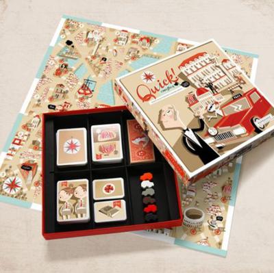 China Family Fun Cardboard Wooden Games Paper Bingo Board Card Game With Box And Logo Printing for sale