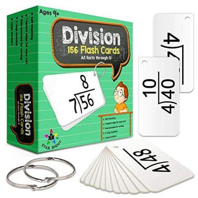 China Paper Custom Design Educational Game Playing Flash Cards Custom Size Paper Accept Customized LOGO With Gift Box for sale