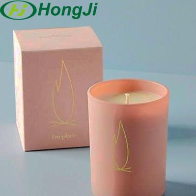 China Recycled Materials Cardboard Candle Box Gift Box Candle for sale