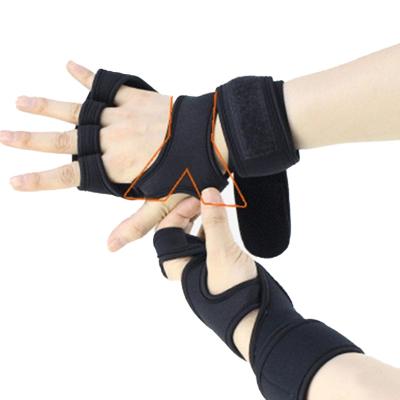 China Avoid Injury Adjustable Gym Weightlifting Palm Wrist Support Wraps Hand Brace Bandage Palm Support for sale