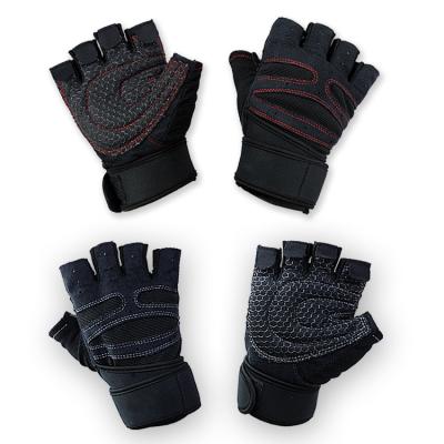 China Gym Exercise Training Weight Gel Recycling Anti-Slip Grip Training Fitness Workout Exercise Gym Weightlifting Sports Cross Fit Gloves for sale