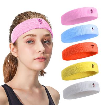 China 2021 Custom Polyester Elastic Cotton Headband Breathable Headbands Breathable Sports for sale