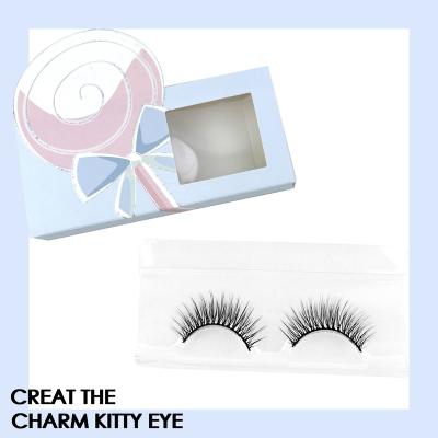 China Wholesale Vendor Factory Branded Factory Fiber Anime 3D Natural Mink Strip Eyelashes for sale